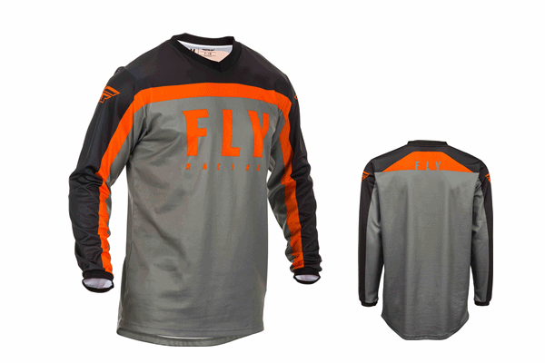 【2020モデル 一斉値下げ!!】FLY “F-16” MXジャージ グレー/ブラック/オレンジ 【2020モデル 一斉値下げ!!】FLY “F-16” MXジャージ グレー/ブラック/オレンジ